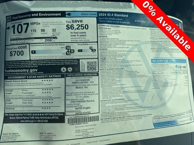 2024 Volkswagen ID.4 Standard